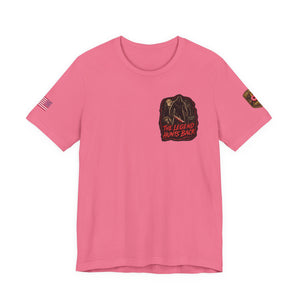 SlashSquatch Horror Graphic Tee — 'The Legend Hunts Back' Bigfoot Slasher Shirt