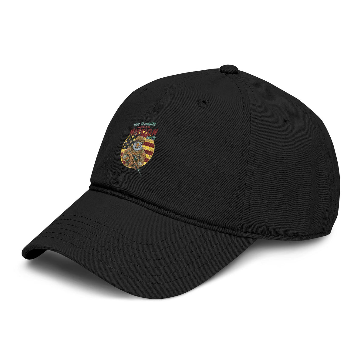 Patriotic Firefighter Badge Baseball Hat