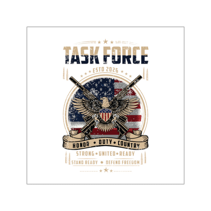 Task Force Eagle Square Sticker