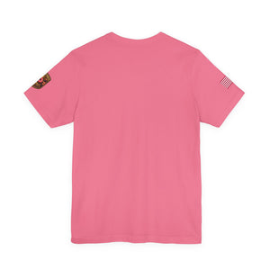 Professionally Violent Tee — Snoopy with Pink Rifle Graphic T-Shirt