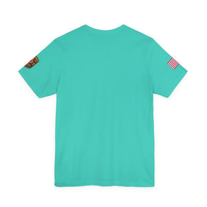 No First Without the Second Graphic Tee — Patriotic Military Fireworks Design