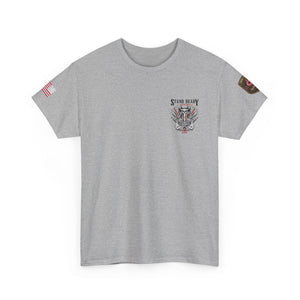 Stand Ready T‑Shirt — Patriotic Eagle & Shield Graphic Tee