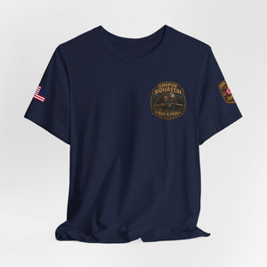 Snipin' Squatch Tee — Big & Hairy Sniper Sasquatch Graphic Shirt