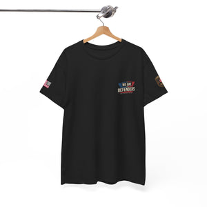 We Are Defenders T-Shirt — Patriotic Wings Graphic Tee