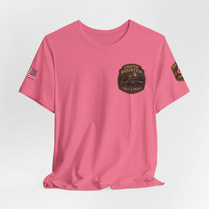 Snipin' Squatch Tee — Big & Hairy Sniper Sasquatch Graphic Shirt