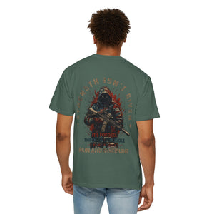 Defender Graphic T-Shirt — "Strength Isn’t Given" Military Style Tee