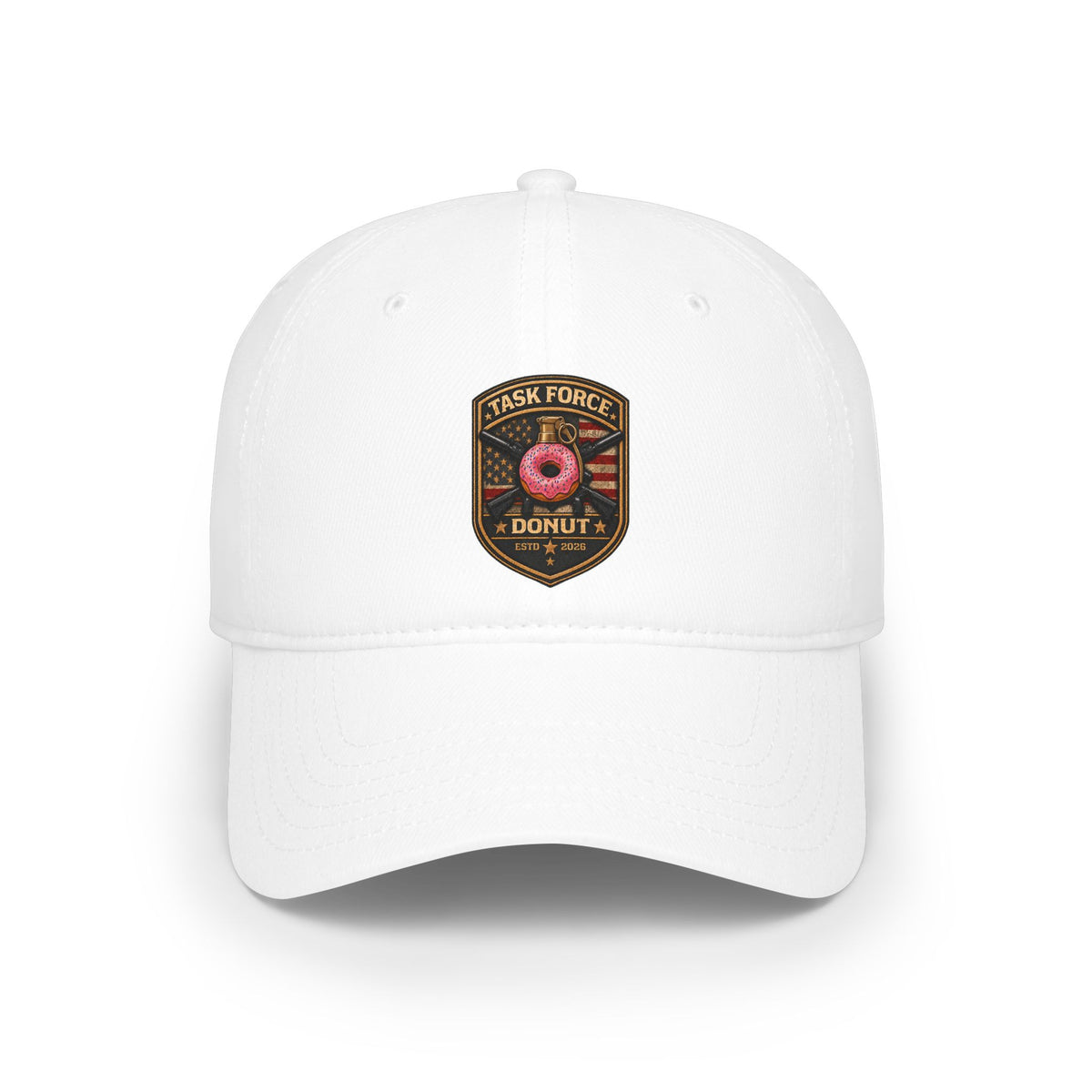Task Force Donut Baseball Cap — Vintage Military Patch Hat