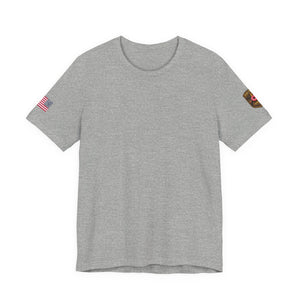 Samurai Armor Tee — Red Sun & Cherry Blossom Japanese Warrior T‑Shirt