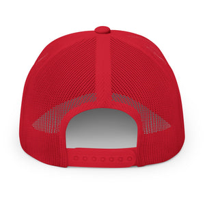 Donut Rescue Patch Trucker Hat — Embroidered Snapback Cap
