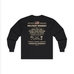 Military Mindset Long Sleeve T-Shirt