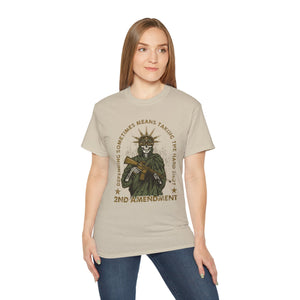 Statue of Liberty Skull T-Shirt