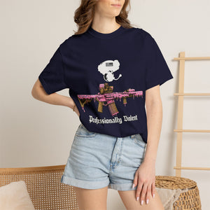 Pink Drip Rifle Graphic T-Shirt