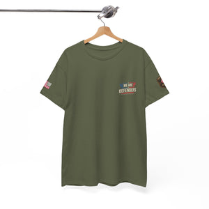 We Are Defenders T-Shirt — Patriotic Wings Graphic Tee