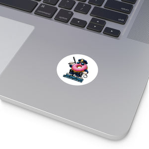 Donut Cop Obey the Law Sticker