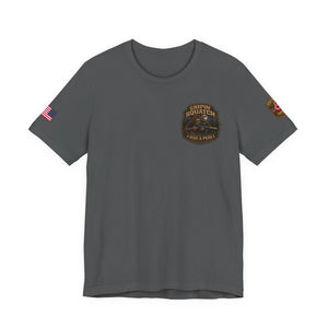 Snipin' Squatch Tee — Big & Hairy Sniper Sasquatch Graphic Shirt