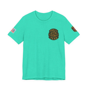 Kiss My Brass Graphic Tee — Patriotic Bullets Metalworking Shirt