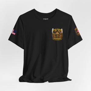 Pomeranian Pistol Packing Tee — "Fluff Around & Find Out" Dog Lover T‑Shirt