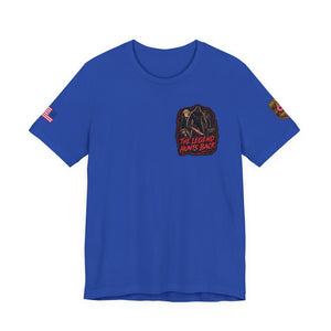 SlashSquatch Horror Graphic Tee — 'The Legend Hunts Back' Bigfoot Slasher Shirt