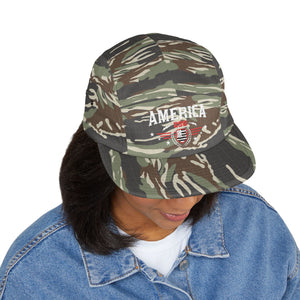America Embroidered 5-Panel Hat