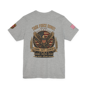 Task Force Donut Tee — Patriotic Eagle Military Tribute T‑Shirt