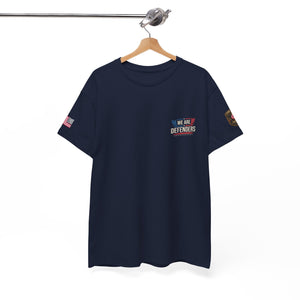 We Are Defenders T-Shirt — Patriotic Wings Graphic Tee