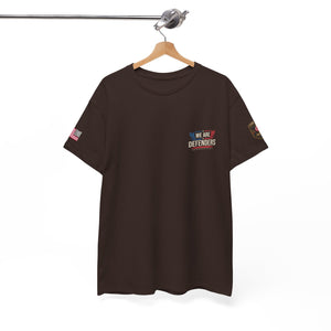 We Are Defenders T-Shirt — Patriotic Wings Graphic Tee