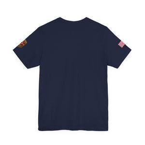 Always Ready Always There Fire & Law Enforcement Flag T-Shirt
