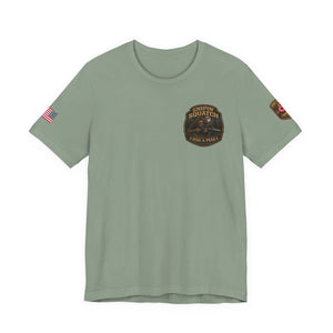 Snipin' Squatch Tee — Big & Hairy Sniper Sasquatch Graphic Shirt