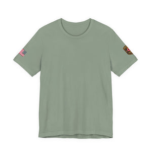 Samurai Armor Tee — Red Sun & Cherry Blossom Japanese Warrior T‑Shirt