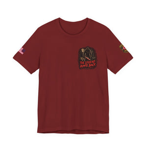 SlashSquatch Horror Graphic Tee — 'The Legend Hunts Back' Bigfoot Slasher Shirt