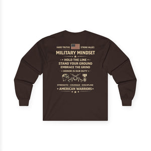 Military Mindset Long Sleeve T-Shirt
