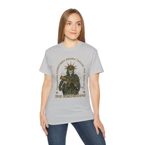 Statue of Liberty Skull T-Shirt